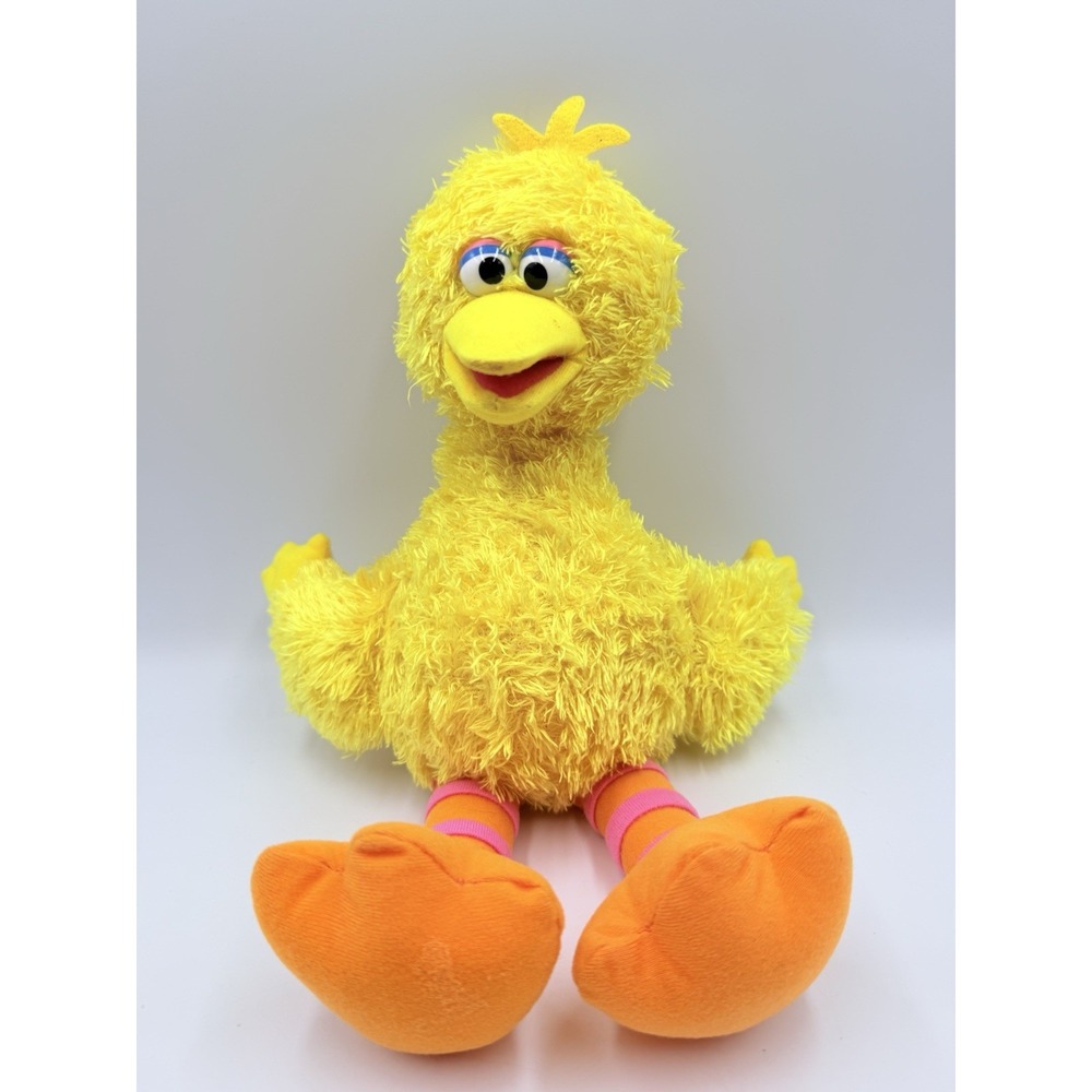 Big Bird 14" Plush Stuffed Animal Toy Gund 2010 Sesame Street # 075350 Yellow